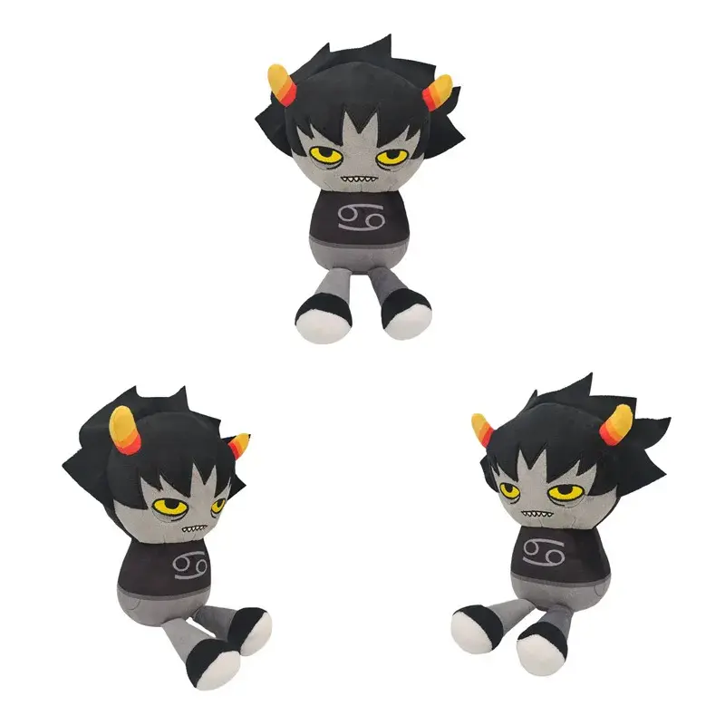 Homestuck Karkat Soft Plush Toy, 26cm Cute Stuffed Doll, Home Room Decoration for Kids' Birthday & Christmas Gifts
