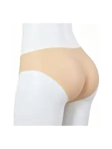 Womens No Seam Silicone Butt Lifting Panties Body Shaper Thickened Hip Enhancer for S Shape Body Confidence