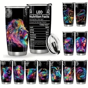1pc, 20 Ounces/590 Milliliters, Zodiac Mug, Astrology Travel Mug, Constellation Cup, Nutrition Mug, Horoscope Zodiac Gifts Mug, Presents for Both Men And Women, Birthday Presents, Christmas, Mother'S Day, Valentine'S Day, Leo Sign, Virgo