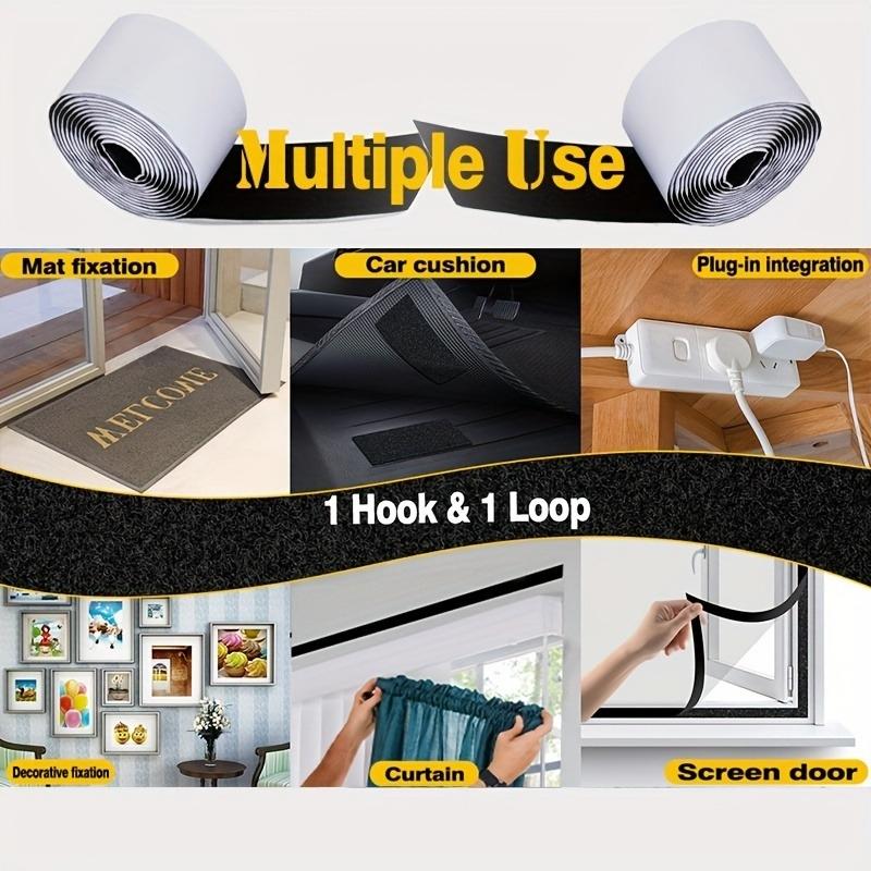 Velcro, hook-and-loop tape - Self-adhesive strips, suitable for installation, handicrafts, etc.