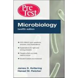 USED-Microbiology PreTest Self-Assessment and Review, Twelfth Edition (PreTest Basic Science) by James Kettering (Paperback)