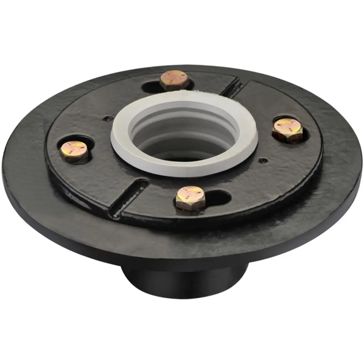 212 MAIN Round Stainless Steel Shower Drain Base, 6.625x6.625" Dimensions, Bathroom Fixture Accessory for Home Improvement, Polished Finish