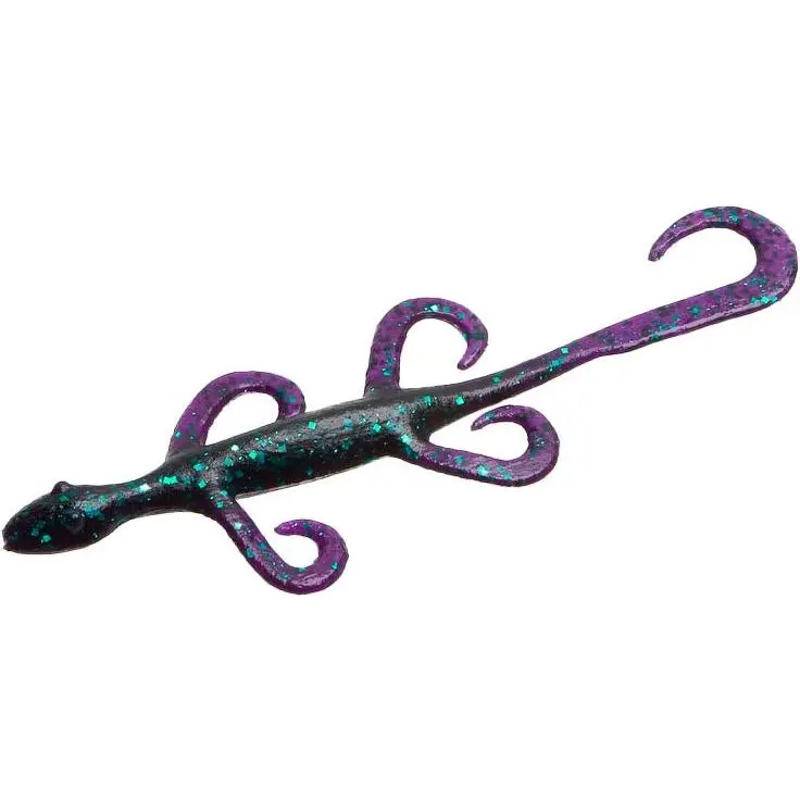 Zoom Lizard Creature Fishing Bait - 5 inches, Bass Targeting, Enhanced Scent Release, Compatible with Carolina Rigs, Can Be Used as a Trailer, Free-Moving Legs, Artificial Lures, Performs Well On Texas Or Carolina Rigs, Plastic, Provoke Strikes