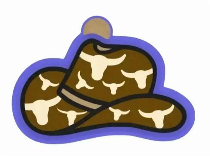 Western Longhorn Hat Freshie Mold Versatile Durable Silicone for Resin Casting Soap Making Candle Crafting Clay Work and Baking Ideal for DIY Projects