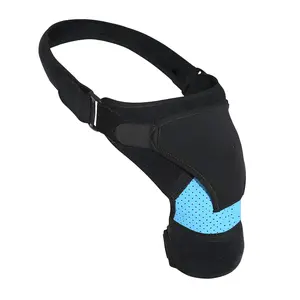 Breathable & Pack Compatible Sports Shoulder Support - Lightweight & Ventilated Shoulder Brace Blue