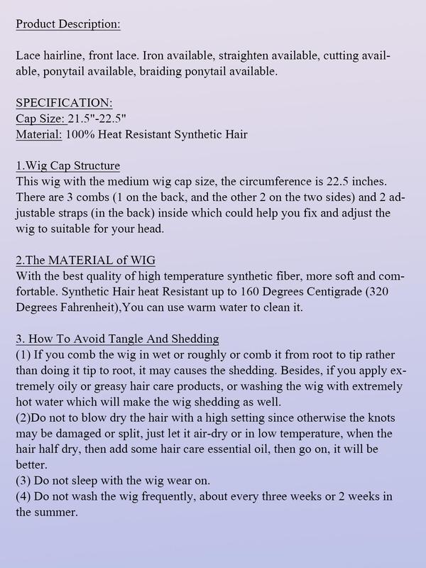 Rebeccahair 26 Inch Synthetic Long Straight Ombre Blonde Wigs for Women, Gorgeous Fluffy Wigs with Curtain Bangs, Synthetic Lace Front Wigs for Party, Daily Use