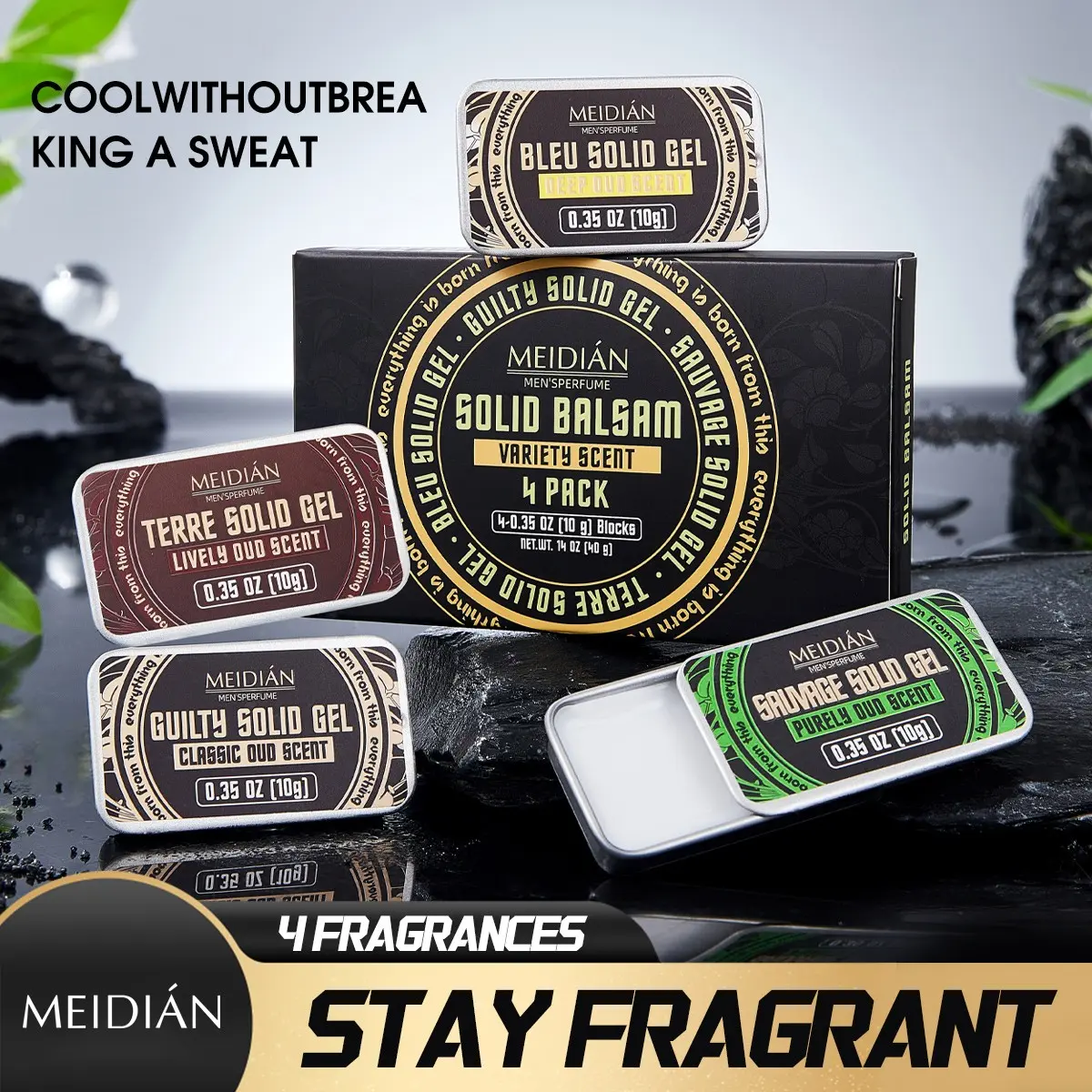 Men's Fragrance Cream, Portable Sample, Long-Lasting Scent, Woody Aromatic Fragrance, Charismatic Aroma, Pocket Size, Ideal for Daily Use & Travel, Perfect Gift, Long Lasting Oud, Longlasting Portable Fragrance