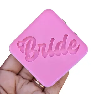 BRIDE Silicone Mold for Earrings or Keychains