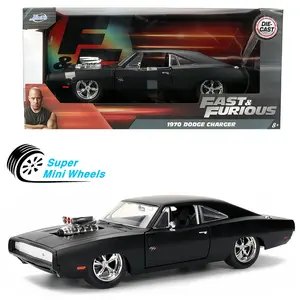 Jada 1:24 Fast & Furious Dom’s 1970 Dodge Charger R/T Movie 4 Black #35729