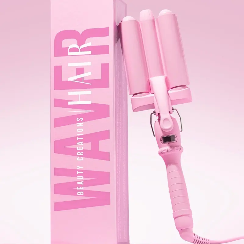 Beauty Creations Digital Smooth Styling Tool - Adjustable Temp. Curler Machine for Bouncy Curls, Curling Volumizing Straightening, All Hair Types Appliance