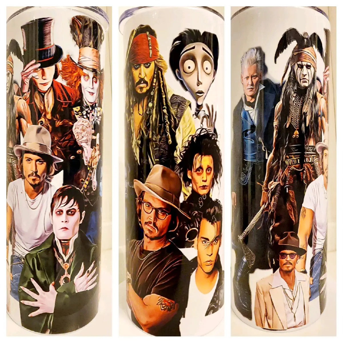 Depp Collage 20oz Sublimation Tumbler