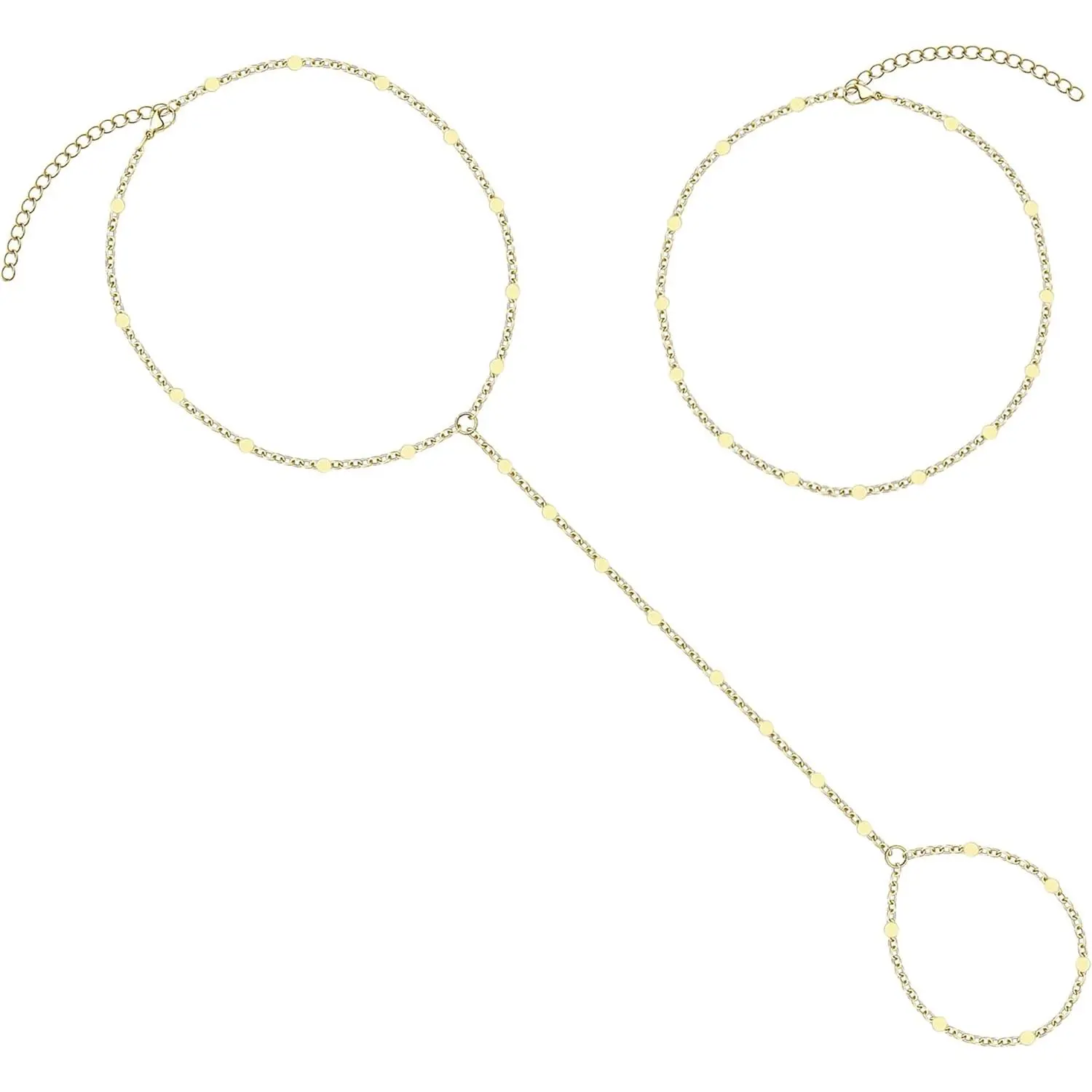 2pc Hand Chain-Gold