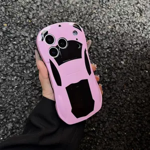 Luxury Cool Sports Car Case, Full Coverage Anti-Drop Phone Case, Compatible with iPhone 17 Pro Max/16 Pro/15-12, Stylish and Durable