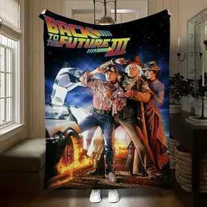 Back to the Future (7) Printed plush blankets are suitable for all seasons, soft and comfortable for sofas, mattresses, offices, outdoor use, camping, travel, and home use. Perfect for Black
