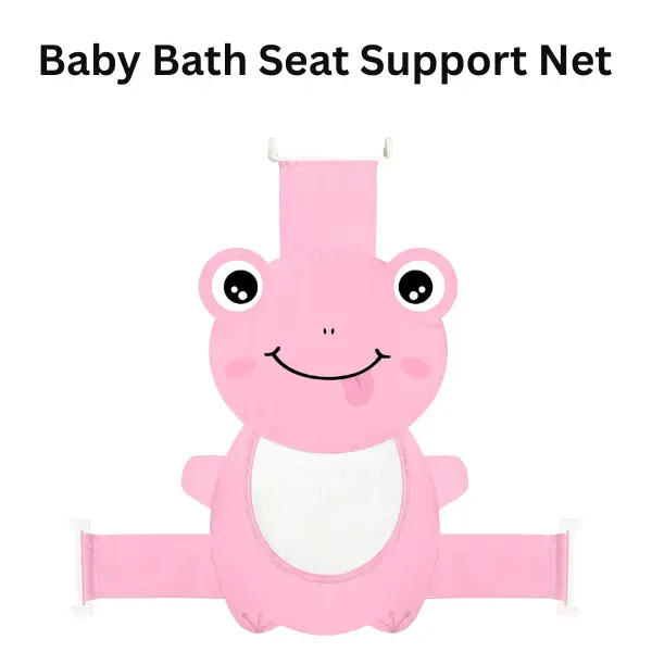 Baby Bath Seat Support Net, Soft Infant Bathtub Sling, Newborn Bath Mat, Quick Dry Mesh, Adjustable Non-Slip Tub Shower Gift