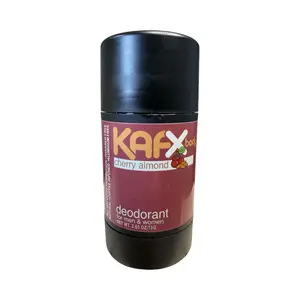 KAFX Body Cherry Almond Coffee Infused Natural Deodorant 75g Stick Alcohol-Free Ammonia-Free for Men Women