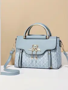 Women's Crossbody Shoulder Bag, Light Luxury Handbag, Fashion Elegant Handbag, Printed Letter Design, Casual Style, All Seasons, Perfect Gift for Wife/mom/women