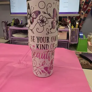 40oz Laser Cut Tumbler Live sales Drinkware Flasks Mug Bottled