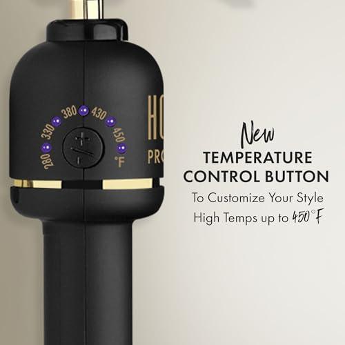 HOT TOOLS 24K EX Bar CI - 1.5" Tool with Integrated Ergonomic Design for Versatile Use