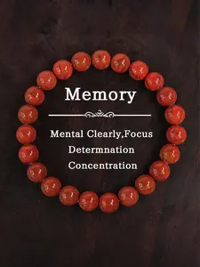 Chinese Stone Abundance Bracelet, Boho Stone Bracelet, Spiritual Clarity, Focus, Determination, Energy Gift, Unisex Chakra Balance Jewelry