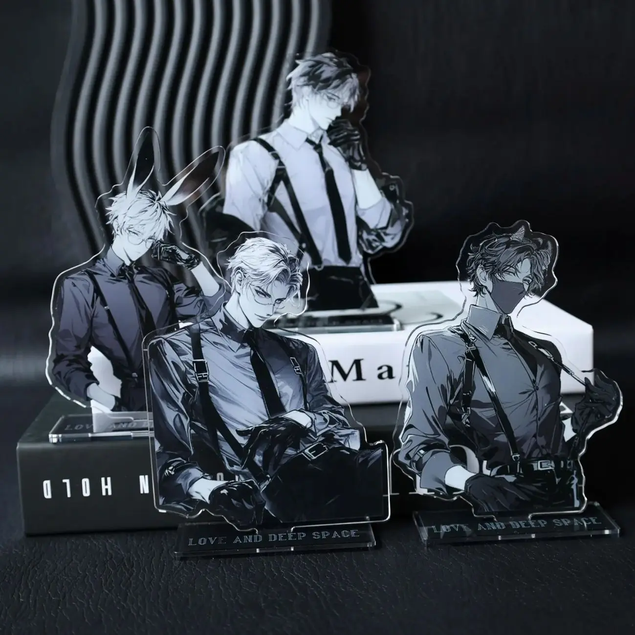 Love and deep space Xavier Zayne Rafayel Sylus Acrylic Standee  -  Anime Desk Decor Gaming Merch Collectible Shelf Display