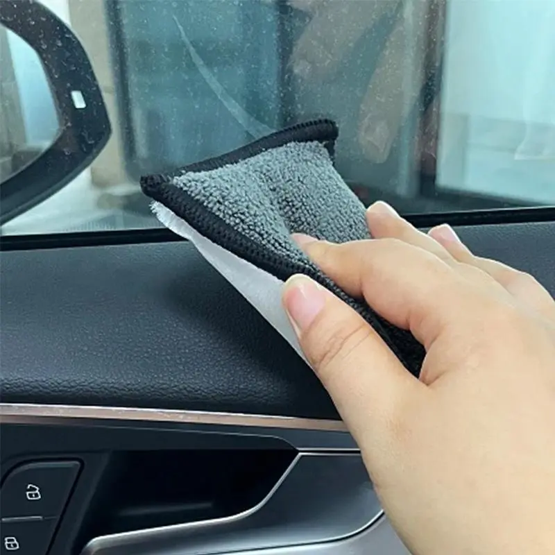 Double-sided Car Interior Cleaning Sponge, 5 Counts Car Interior Cleaning Sponge, Scratch-free Car Microfiber Cleaning Sponge