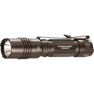 Streamlight White LED Bulb, 500 Lumens, Industrial/Tactical Flashlight Black Aluminum Body, 2 CR123A Lithium Batteries Included 88062