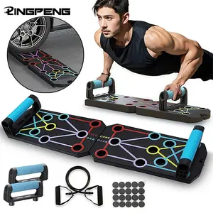 Folding Push-Up Board, Push Up Stand, 1 Set Multifunctional Portable Fitness Equipment, Abdominal Enhancement Support, Fitness Equipment for Home Gym #TOP PICKS,At Home Gym Equipment