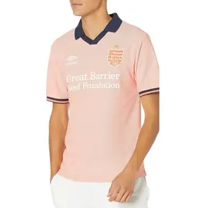 Umbro Men's Standard Studios x Away Jersey, Living Coral, Medium