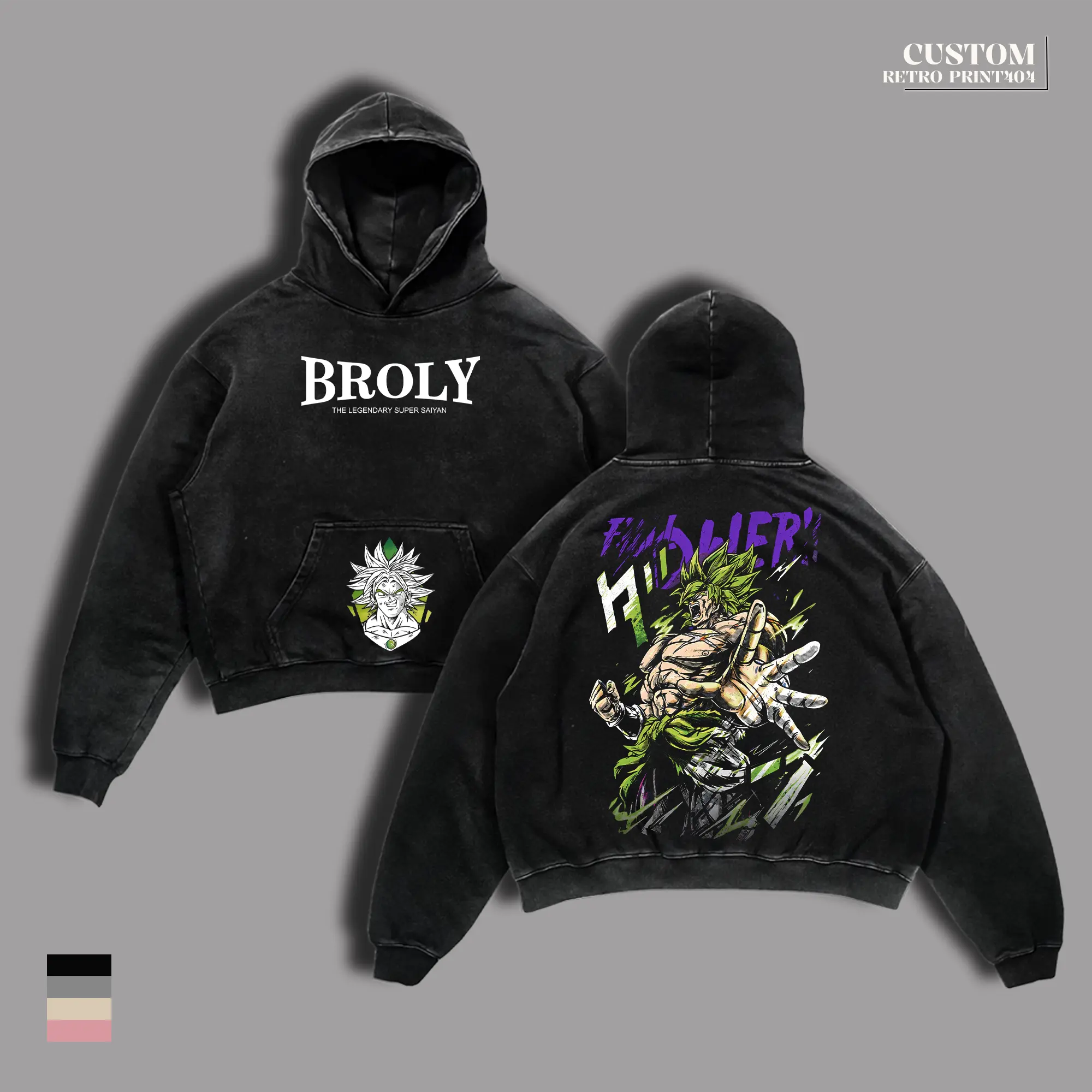 Broly The Legendary DBZ T-Shirt & Hoodie – Vintage Washed Anime Graphic Tee, Heavy Cotton Gym Pump Cover Streetwear, Powerful Saiyan Aesthetic, Unisex Apparel for Anime Fans