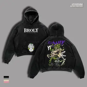 Broly The Legendary DBZ T-Shirt & Hoodie – Vintage Washed Anime Graphic Tee, Heavy Cotton Gym Pump Cover Streetwear, Powerful Saiyan Aesthetic, Unisex Apparel for Anime Fans