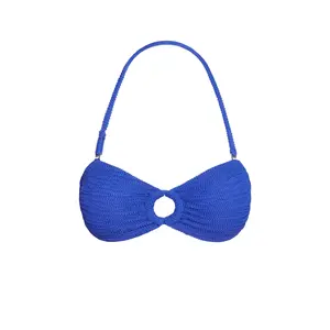 Costa Rica Top - Cobalt Crinkle