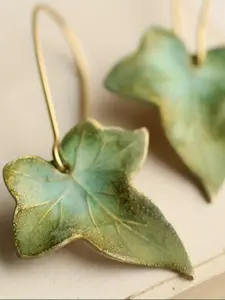 Personalized Creative Leaf Hanging Earrings, Women's Fashion Holiday Party Accessory Gift, Stylish Jewelry for Special Occasions