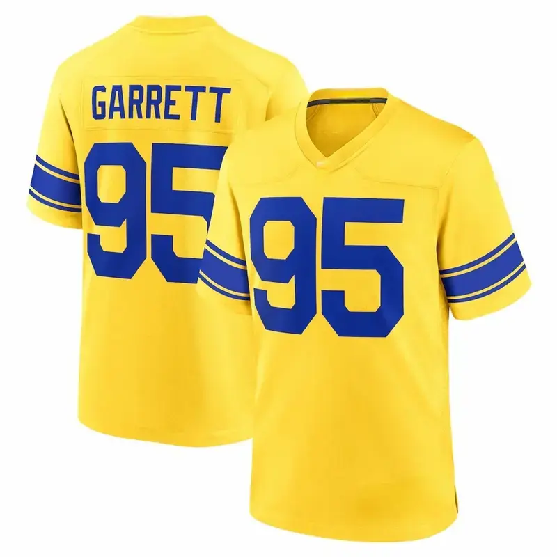 Unisex Football inspired by Garrett 95 Los Angeles Classic Sol Game Jersey - Yellow