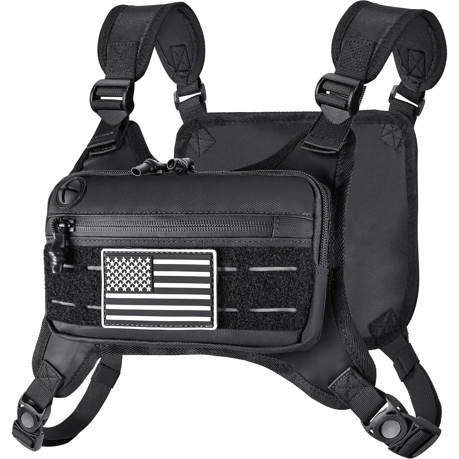 Men's and women's outdoor sports chest bags, lightweight cycling travel bags, running vest bags, car interior accessories, hiking/travel/running/climbing protective gear, Christmas gifts.