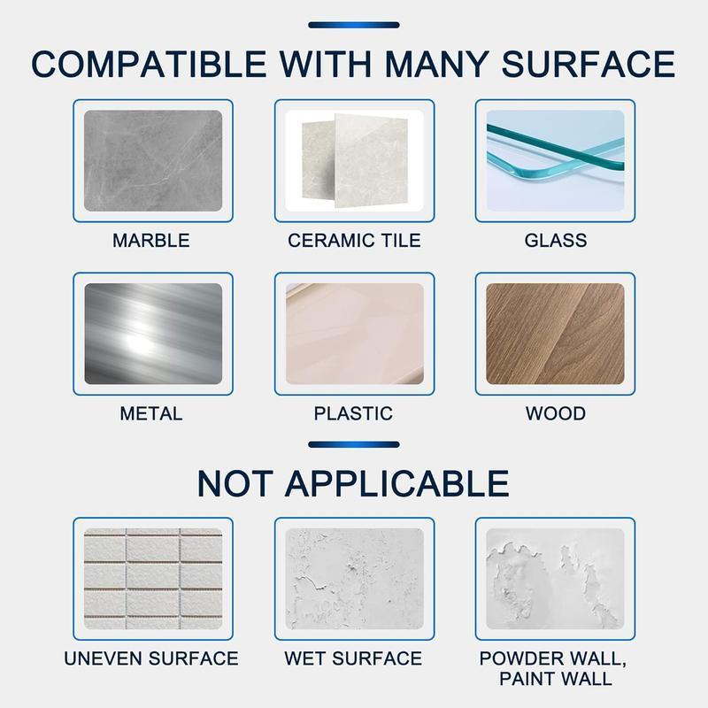 Nano Double-Sided Tape Heavy Duty 9.8FT Removable Clear Tape for Walls Carpets Rugs & DIY Strong Washable No Residue