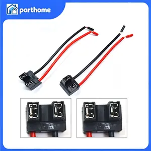 Wire Pigtail Female P-A-H7 2-Harness Headlight Low Beam Socket Plug, Lighting Accessory for Home Improvement Lamps