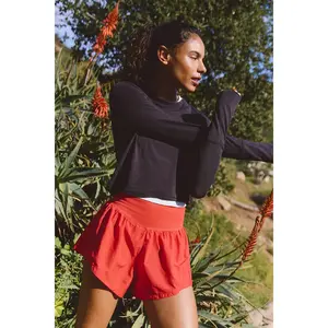 Free People Movement: Carpe Diem Short in Grapefruit Crush