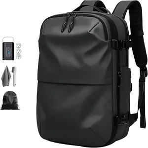 Vac Pack Backpack - Travel Airbag Backpack with Vacuum Pump, Expandable Airback with Anti-Theft Lock, Vacuum Compression Bags with Maintenance Kit, Easy to Carry on Plane