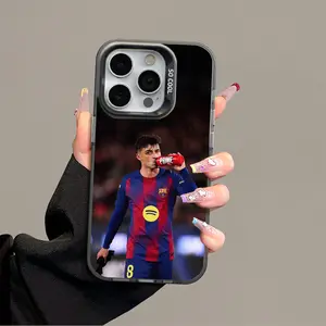Pedri IPhone 17 Promax Phone Case Anti Drop Protective Case Suitable for Iphone 16 ProMax 15 14 13 12 11 SAMSUNG S25 24 23 22 Plus Acrylic Case