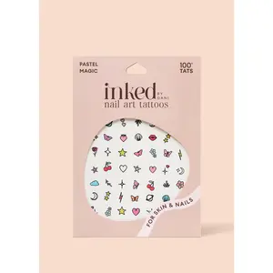 Pastel Magic Nail Art - Temporary Tattoos for Nails + Skin