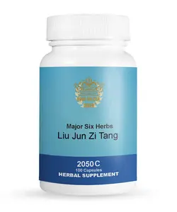 Major Six Herbs Capsules | Traditional Chinese Herbal Support | Ren Shen & Ban Xia Blend | 100Capsules/Bottle