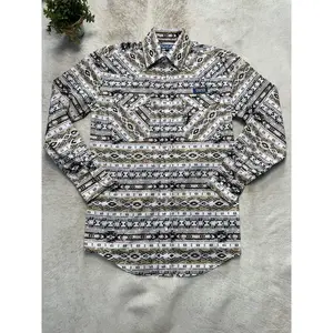 Panhandle Rough Stock Mens Long Sleeve Snap Tan