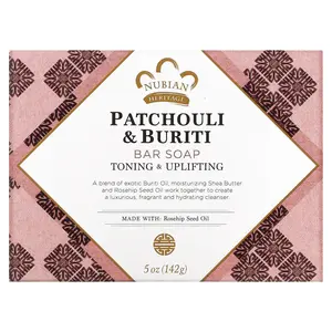 Nubian Heritage Patchouli & Buriti Bar Soap, 5 oz (142 g)
