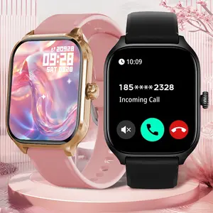 2.01-inch Smart Watch for Men and Women, Phone Calling, Music, Calculator, Message ,Stopwatch, Monitor Sports Watches Smart Compatible with Android and iOS