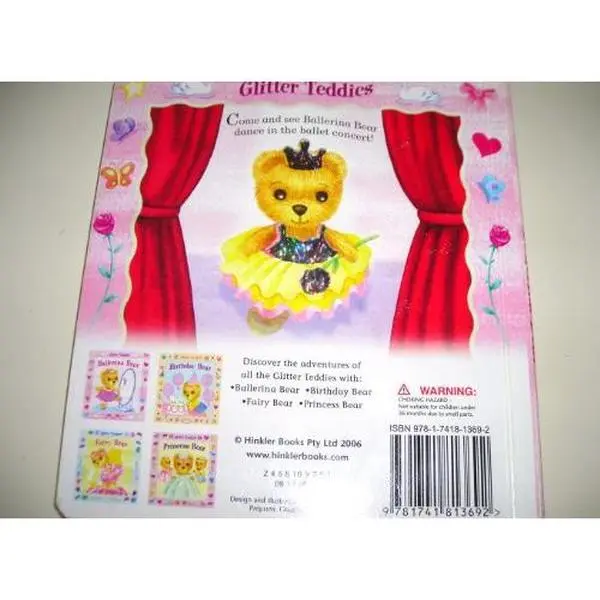 Used Ballerina Bear - Glitter Teddy (Unknown Publication)