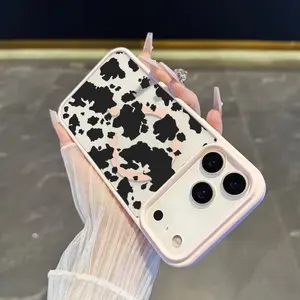 Trendy Magnetic Case for iPhone11/12/13/14/15/16/17/Air/Plus/promax Cow Print MagSafe Ready, Ultra Thin & Shockproof | Cute Pick for Girls