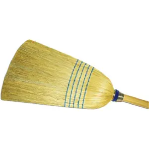 212 MAIN Janitor Type Broom - 306 Model, 100% Corn Bristles, 42x1-1/8" Size, Home Care Cleaning Supply