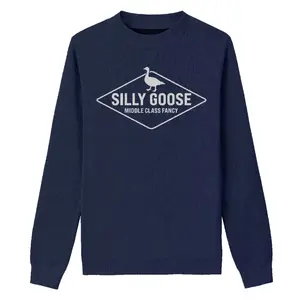 Silly Goose Navy MCF Knit Sweater