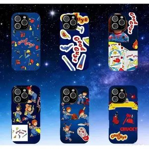 Funny Chucky overalls phone case unique horror Halloween custom cases iphonecase 11-17